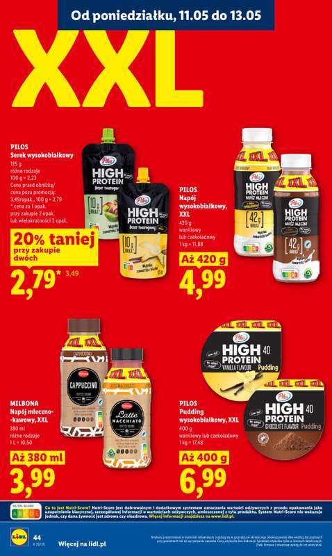 Lidl - gazetka promocyjna Oferta od poniedziałku od poniedziałku 11.05 do środy 13.05 - strona 44