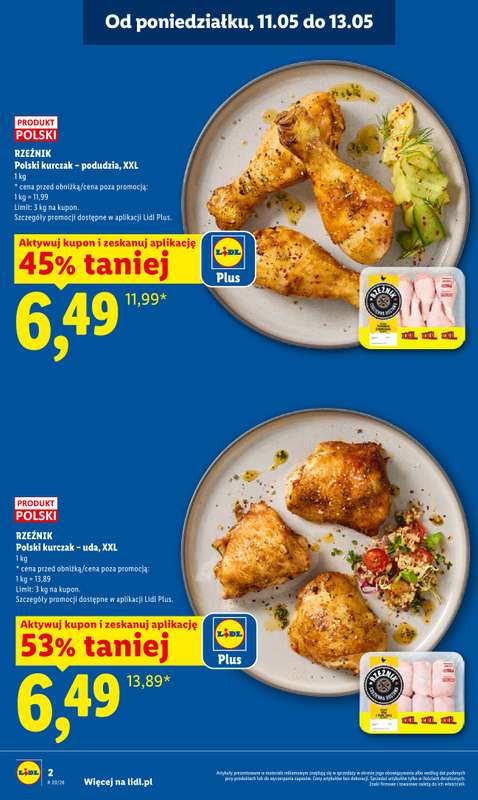 Lidl - gazetka promocyjna Oferta od poniedziałku od poniedziałku 11.05 do środy 13.05 - strona 2