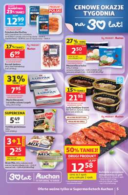 Auchan - gazetka promocyjna Gazetka 30 Lat Supermarket Auchan od czwartku 14.05 do środy 20.05 - strona 5