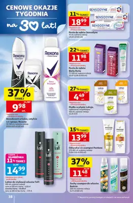 Auchan - gazetka promocyjna Gazetka 30 Lat Hipermarket Auchan od czwartku 14.05 do środy 20.05 - strona 38