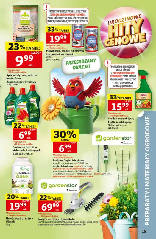 Auchan - gazetka promocyjna Gazetka 30 Lat Hipermarket Auchan od czwartku 14.05 do środy 20.05 - strona 15