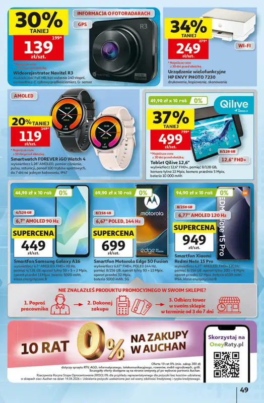 Auchan - gazetka promocyjna Gazetka 30 Lat Hipermarket Auchan od czwartku 14.05 do środy 20.05 - strona 49
