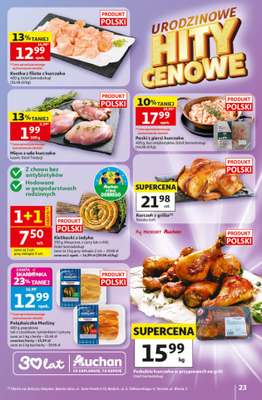 Auchan - gazetka promocyjna Gazetka 30 Lat Hipermarket Auchan od czwartku 14.05 do środy 20.05 - strona 23