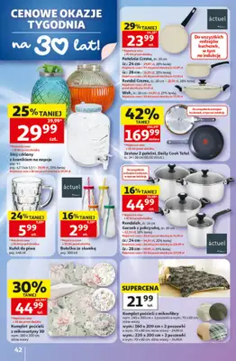 Auchan - gazetka promocyjna Gazetka 30 Lat Hipermarket Auchan od czwartku 14.05 do środy 20.05 - strona 42