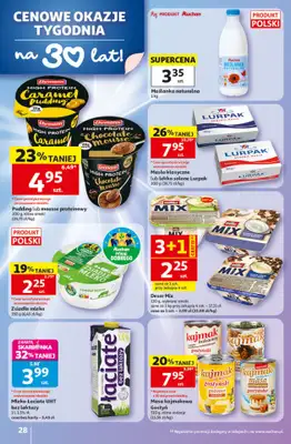 Auchan - gazetka promocyjna Gazetka 30 Lat Hipermarket Auchan od czwartku 14.05 do środy 20.05 - strona 28