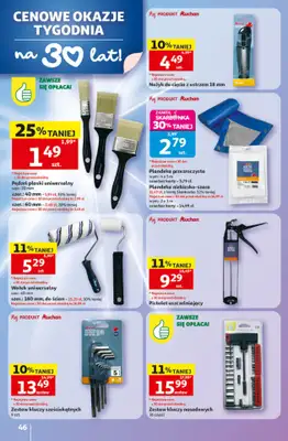Auchan - gazetka promocyjna Gazetka 30 Lat Hipermarket Auchan od czwartku 14.05 do środy 20.05 - strona 46