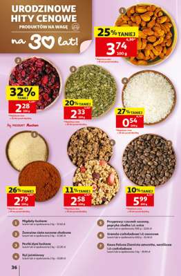 Auchan - gazetka promocyjna Gazetka 30 Lat Hipermarket Auchan od czwartku 14.05 do środy 20.05 - strona 36
