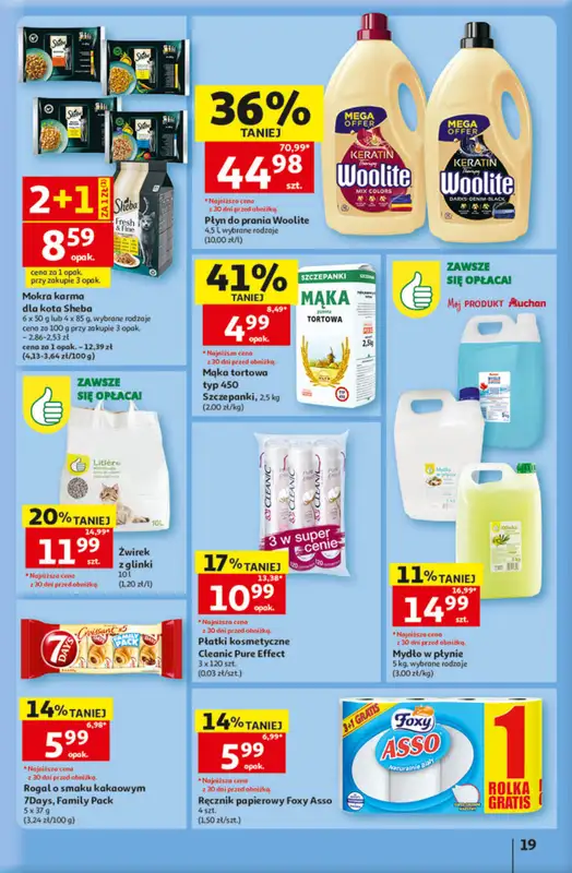 Auchan - gazetka promocyjna Gazetka 30 Lat Hipermarket Auchan od czwartku 14.05 do środy 20.05 - strona 19