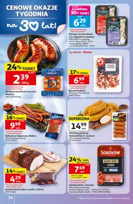 Auchan - gazetka promocyjna Gazetka 30 Lat Hipermarket Auchan od czwartku 14.05 do środy 20.05 - strona 26
