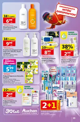 Auchan - gazetka promocyjna Gazetka 30 Lat Hipermarket Auchan od czwartku 14.05 do środy 20.05 - strona 39