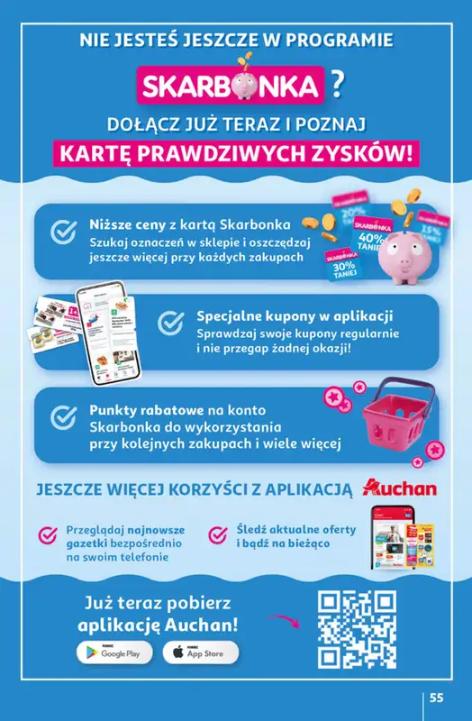 Auchan - gazetka promocyjna Gazetka 30 Lat Hipermarket Auchan od czwartku 14.05 do środy 20.05 - strona 55