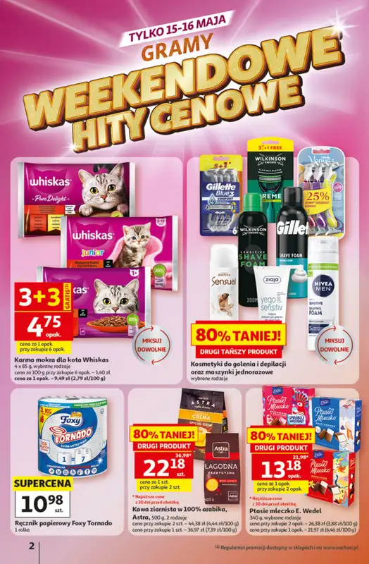 Auchan - gazetka promocyjna Gazetka 30 Lat Hipermarket Auchan od czwartku 14.05 do środy 20.05 - strona 2