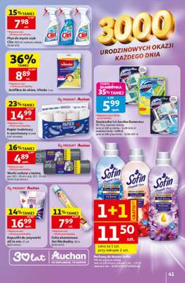 Auchan - gazetka promocyjna Gazetka 30 Lat Hipermarket Auchan od czwartku 14.05 do środy 20.05 - strona 41