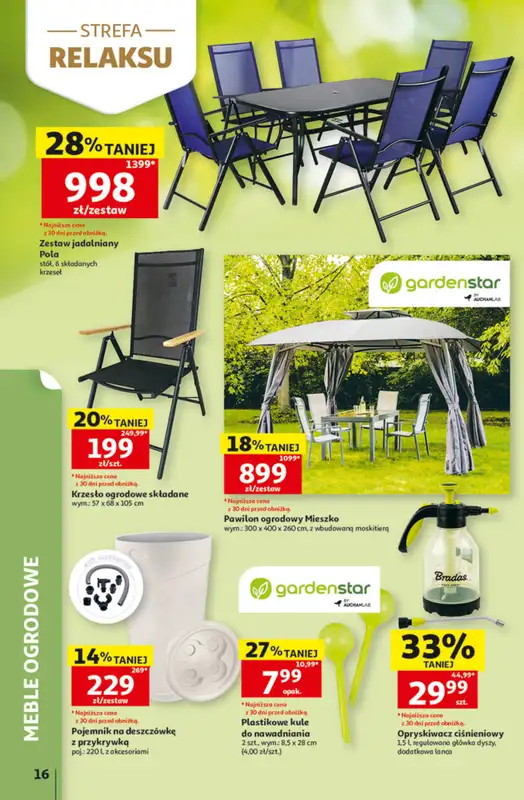 Auchan - gazetka promocyjna Gazetka 30 Lat Hipermarket Auchan od czwartku 14.05 do środy 20.05 - strona 16