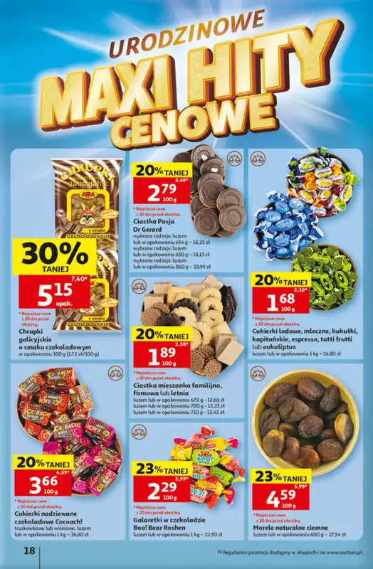 Auchan - gazetka promocyjna Gazetka 30 Lat Hipermarket Auchan od czwartku 14.05 do środy 20.05 - strona 18