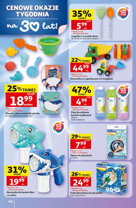 Auchan - gazetka promocyjna Gazetka 30 Lat Hipermarket Auchan od czwartku 14.05 do środy 20.05 - strona 44