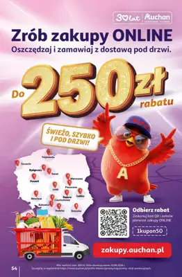 Auchan - gazetka promocyjna Gazetka 30 Lat Hipermarket Auchan od czwartku 14.05 do środy 20.05 - strona 54