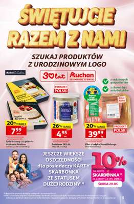 Auchan - gazetka promocyjna Gazetka 30 Lat Hipermarket Auchan od czwartku 14.05 do środy 20.05 - strona 5