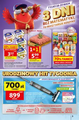 Auchan - gazetka promocyjna Gazetka 30 Lat Hipermarket Auchan od czwartku 14.05 do środy 20.05 - strona 3