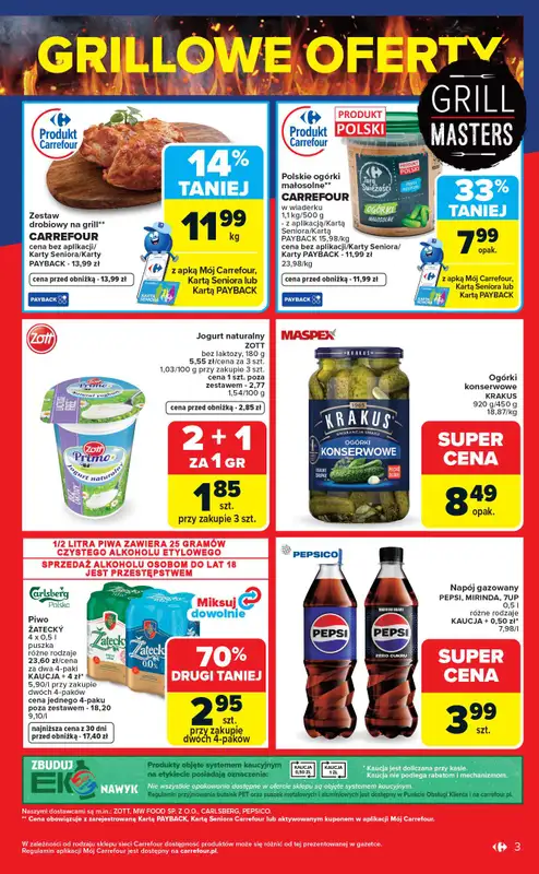 Carrefour - gazetka promocyjna Gazetka Weekend okazji już od czwartku od czwartku 14.05 do soboty 16.05 - strona 3