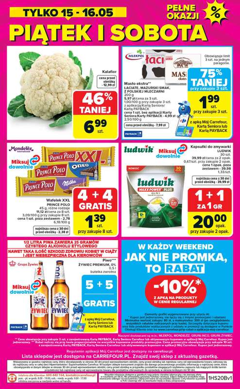 Carrefour Market - gazetka promocyjna Gazetka Weekend okazji  już od czwartku od czwartku 14.05 do soboty 16.05 - strona 8