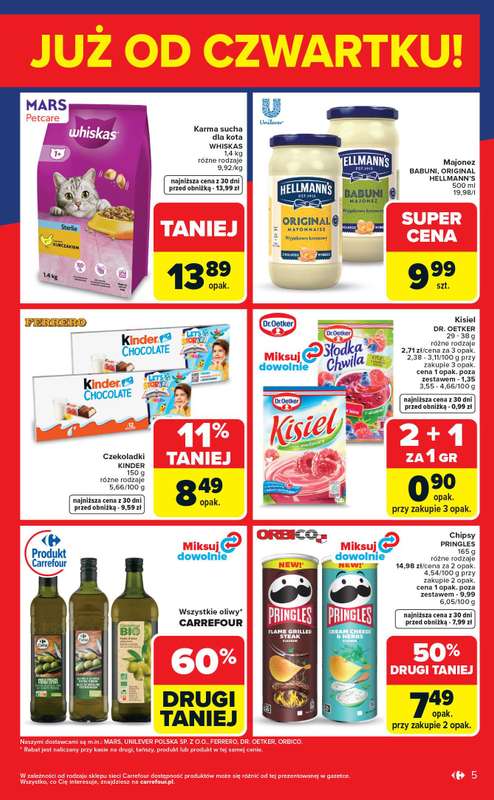 Carrefour Market - gazetka promocyjna Gazetka Weekend okazji  już od czwartku  do soboty 16.05 - strona 5
