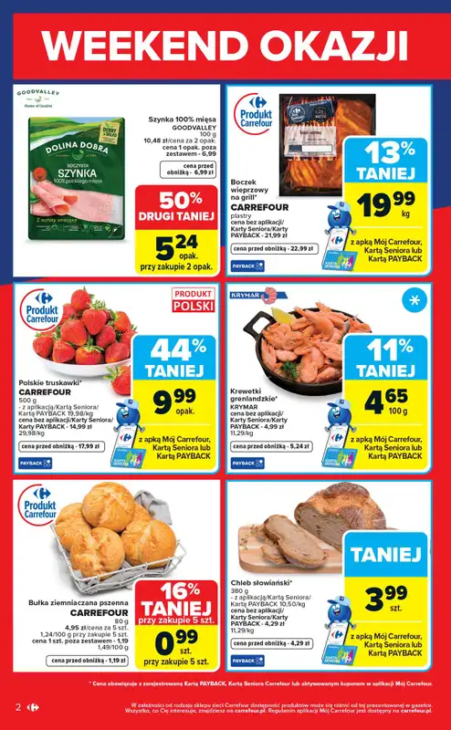 Carrefour Market - gazetka promocyjna Gazetka Weekend okazji  już od czwartku od czwartku 14.05 do soboty 16.05 - strona 2