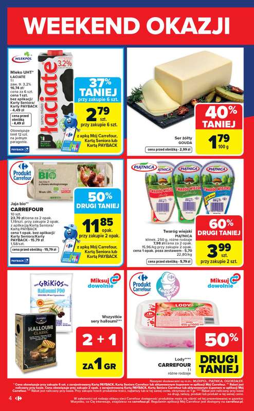 Carrefour Market - gazetka promocyjna Gazetka Weekend okazji  już od czwartku od czwartku 14.05 do soboty 16.05 - strona 4