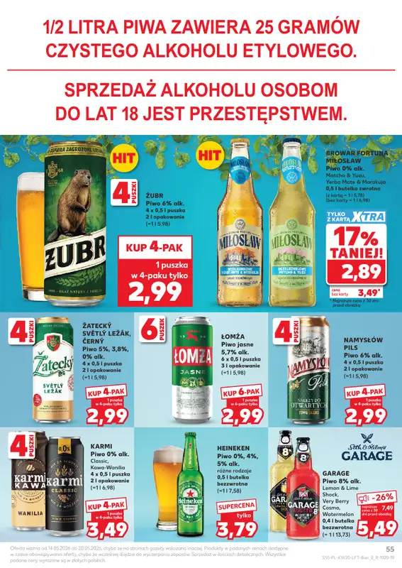 Kaufland - gazetka promocyjna Gazetka Tygodnia od czwartku 14.05 do środy 20.05 - strona 55