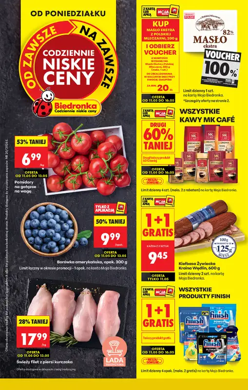 Biedronka - gazetka promocyjna Od poniedziałku, Z ladą tradycyjną od poniedziałku 11.05 do soboty 16.05