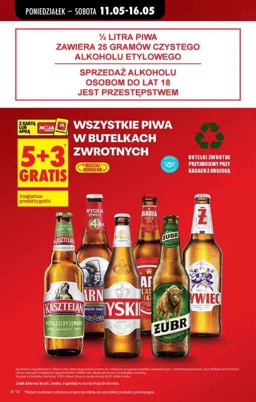 Biedronka - gazetka promocyjna Od poniedziałku, Z ladą tradycyjną od poniedziałku 11.05 do soboty 16.05 - strona 30