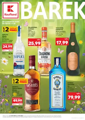 Kaufland - gazetka promocyjna Barek Kauflandu  do środy 27.05