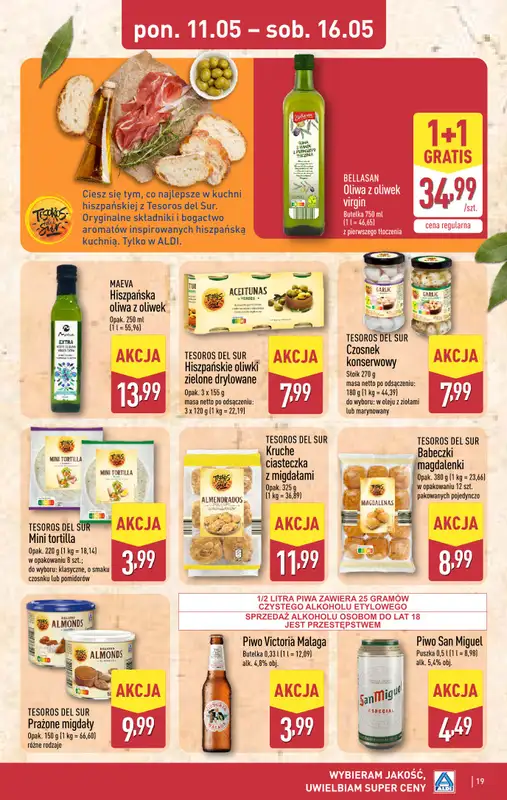 Aldi - gazetka promocyjna Pełny katalog! od poniedziałku 11.05 do soboty 16.05 - strona 19