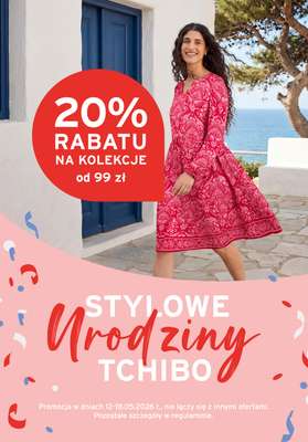 Tchibo - gazetka promocyjna Stylowe urodziny Tchibo od wtorku 12.05 do poniedziałku 18.05