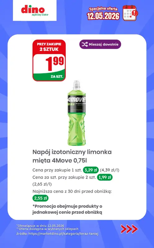 Dino - gazetka promocyjna Specjalna oferta na 12.05.2026 - promocje spoza gazetki od wtorku 12.05 do wtorku 12.05 - strona 11