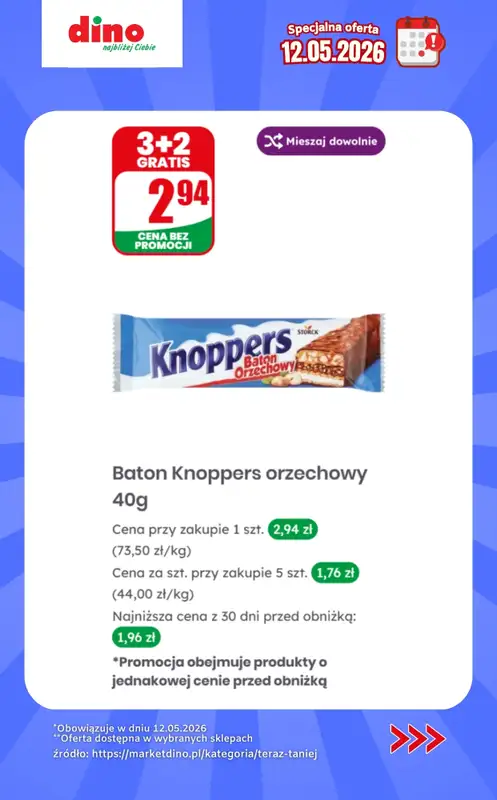 Dino - gazetka promocyjna Specjalna oferta na 12.05.2026 - promocje spoza gazetki od wtorku 12.05 do wtorku 12.05 - strona 10