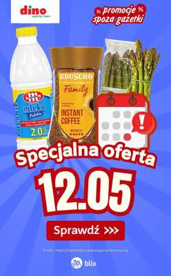 Dino - gazetka promocyjna Specjalna oferta na 12.05.2026 - promocje spoza gazetki od wtorku 12.05 do wtorku 12.05