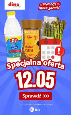Dino - gazetka promocyjna Specjalna oferta na 12.05.2026 - promocje spoza gazetki od wtorku 12.05 do wtorku 12.05