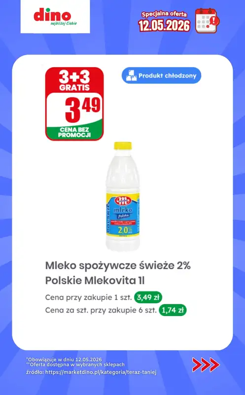 Dino - gazetka promocyjna Specjalna oferta na 12.05.2026 - promocje spoza gazetki od wtorku 12.05 do wtorku 12.05 - strona 4