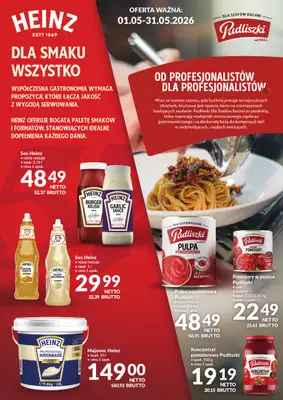 Makro - gazetka promocyjna Ulotka Heinz od wtorku 12.05 do niedzieli 31.05