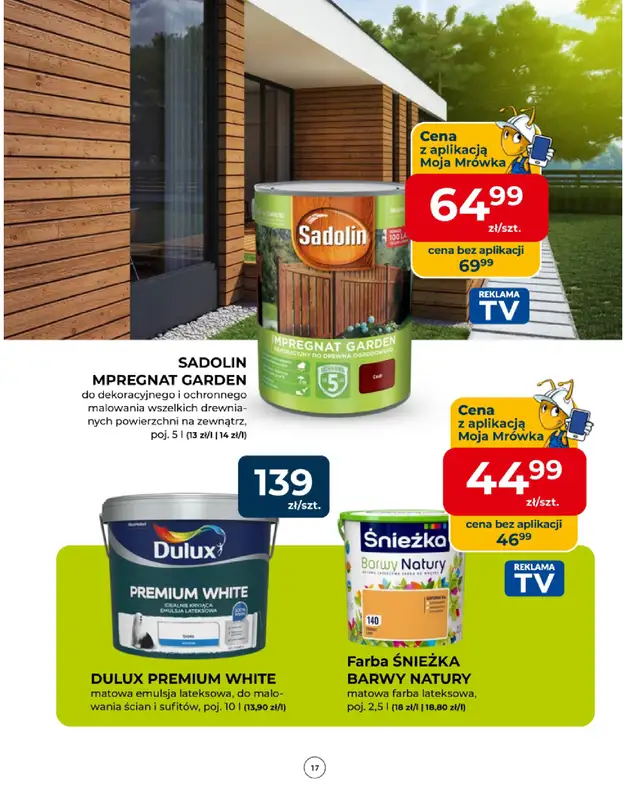 PSB Mrówka - gazetka promocyjna Gazetka od czwartku 14.05 do soboty 23.05 - strona 17