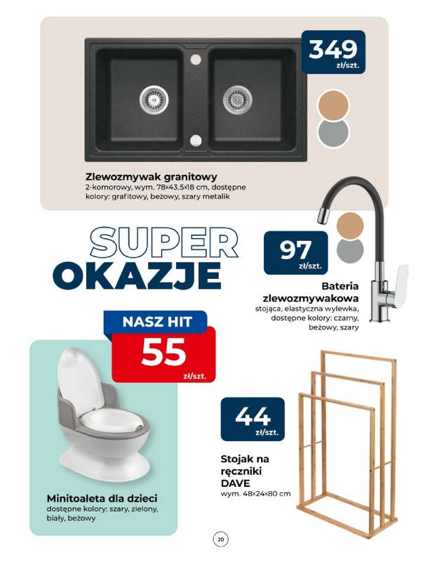 PSB Mrówka - gazetka promocyjna Gazetka od czwartku 14.05 do soboty 23.05 - strona 20