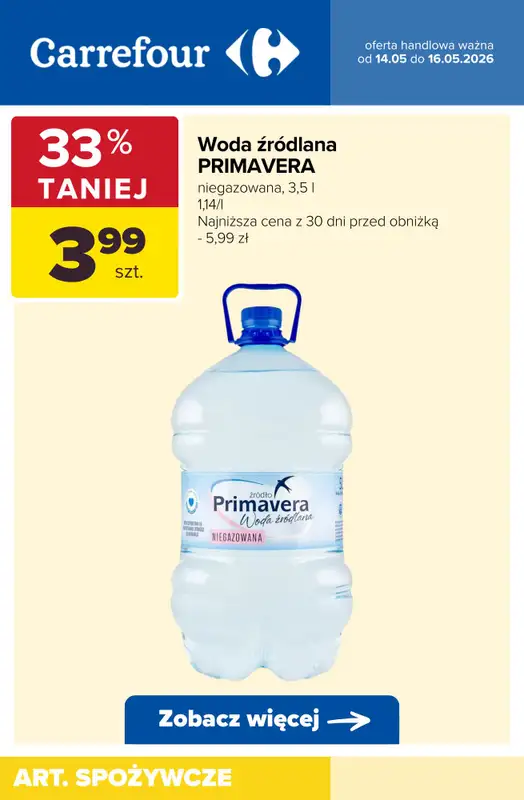 Carrefour - gazetka promocyjna Do -60% TANIEJ! od czwartku 14.05 do soboty 16.05 - strona 10