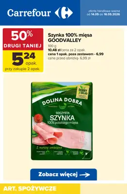 Carrefour - gazetka promocyjna Do -60% TANIEJ! od czwartku 14.05 do soboty 16.05 - strona 3