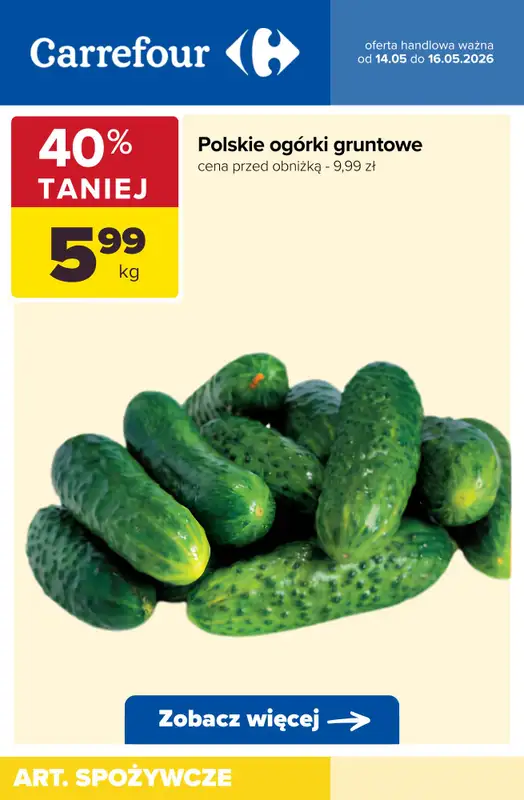 Carrefour - gazetka promocyjna Do -60% TANIEJ! od czwartku 14.05 do soboty 16.05 - strona 8