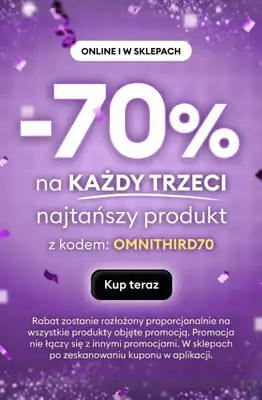 Sinsay - gazetka promocyjna -70% na KAŻDY trzeci, najtańszy produkt! od wtorku 12.05 do środy 13.05