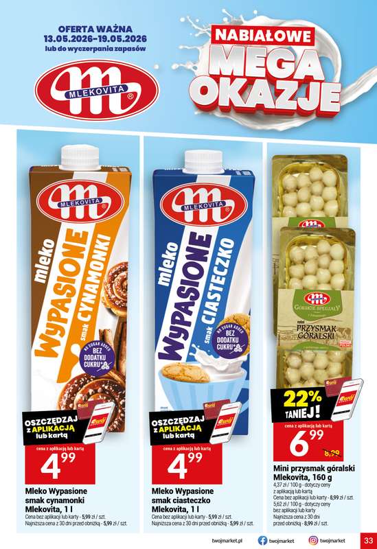 Twój Market - gazetka promocyjna Gazetka od środy 13.05 do wtorku 19.05 - strona 33
