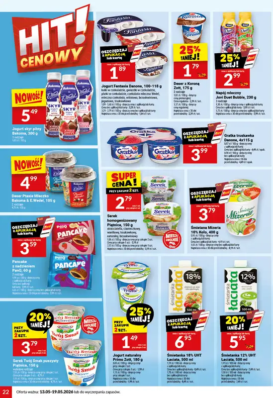 Twój Market - gazetka promocyjna Gazetka od środy 13.05 do wtorku 19.05 - strona 22