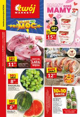 Twój Market - gazetka promocyjna Gazetka od środy 13.05 do wtorku 19.05