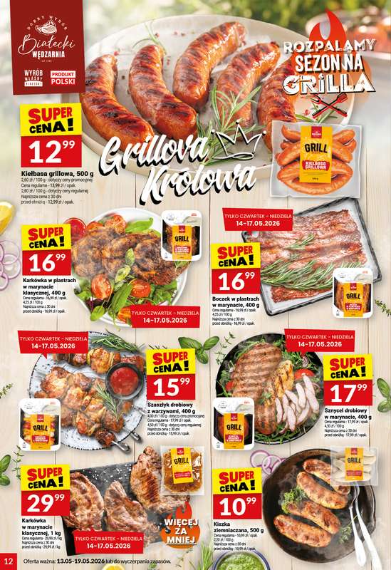 Twój Market - gazetka promocyjna Gazetka od środy 13.05 do wtorku 19.05 - strona 12